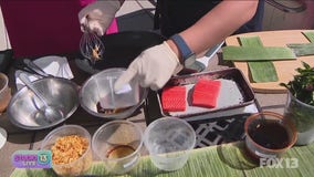 Emerald Eats: Grilling salmon using banana leaves with Joule and Revel