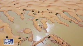 Sahara Desert floods in Morocco