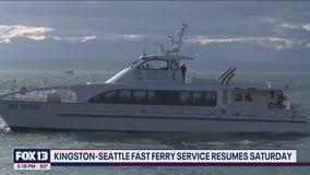 Kingston-Seattle fast ferry service resumes Saturday