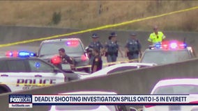 Deadly shooting investigation causes backups on I-5 in Everett