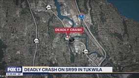 Deadly crash on SR-99 in Tukwila, WA