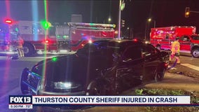 Thurston County sheriff injured in hit-and-run crash