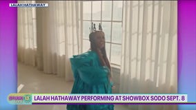 Lalah Hathaway performing at Showbox SODO on Sept. 8