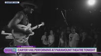 Carter Veil performing at Paramount Theatre with Yung Gravy tonight