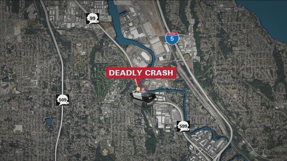 One person is dead after a suspected DUI crash that happened in Tukwila Monday night. According to the Washington State Patrol (WSP), the crash happened at around 11:30 p.m. on southbound SR-99 near SR-599. Troopers say a man suspected of driving while under the influence crashed into the victim’s car at high speeds, killing them at the scene. The suspected DUI driver and his female passenger were both injured and taken to a nearby hospital. There current condition is unknown at this time. Troopers say the suspect DUI driver will face charges of vehicular homicide. Further information about this incident is limited at this time. This is a developing story. Check back for updates.