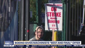 Boeing gives machinists 'best and final' offer