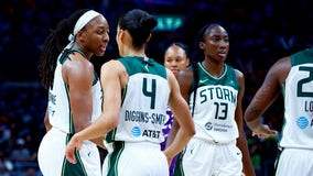 Rhyne Howard scores 30, Tina Charles hits winning shot as Dream beat Seattle Storm 83-81