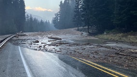 Rainfall triggers mudslide on SR-20 within Easy Fire closure